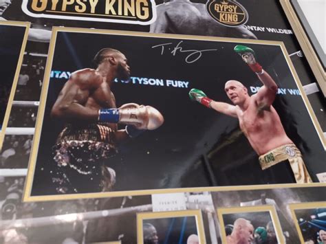 tyson fury signed memorabilia.